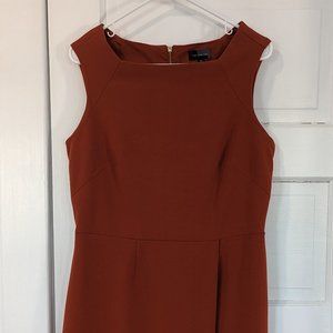 The Limited Burnt Orange Office Knit Dress Size 6 Tall